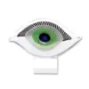 Badash Crystal Visionary Good Luck Murano Style Art Glass Eye 7.5 in. H x 10 in. L Abstract Centerpiece
