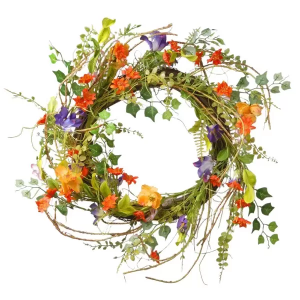 National Tree Company 22 in. Morning Glorying Wreath