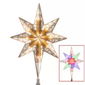 National Tree Company Tree Top Star for Artificial Trees with Dual Color Lights