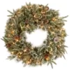 National Tree Company 24 in. Liberty Pine Artificial Christmas Wreath with Clear Lights