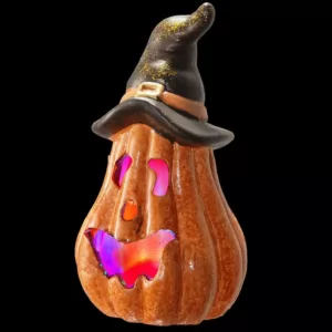 National Tree Company 8 in. Lighted Jack-O-Lantern