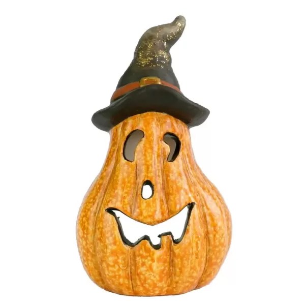 National Tree Company 8 in. Lighted Jack-O-Lantern