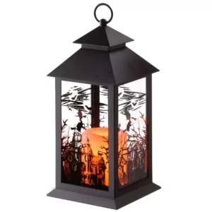 National Tree Company 12 in. LED Witch Lantern