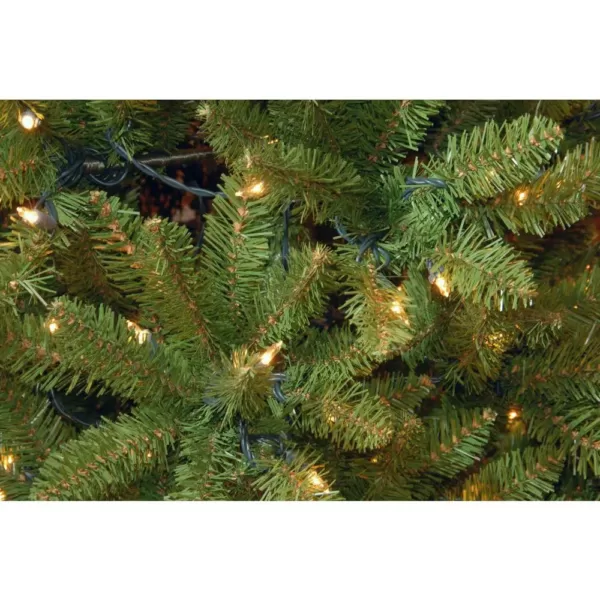 National Tree Company 9 ft. Kingswood Fir Pencil Artificial Christmas Tree with Clear Lights