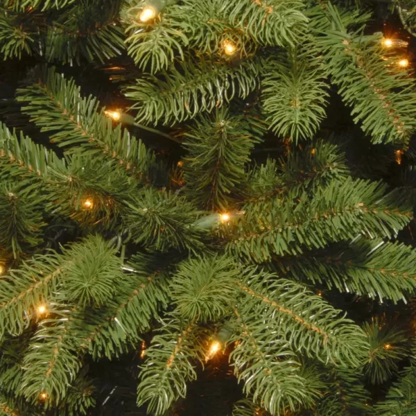 National Tree Company 12 ft. Feel Real Newberry Spruce Hinged Tree with 2000 Clear Lights