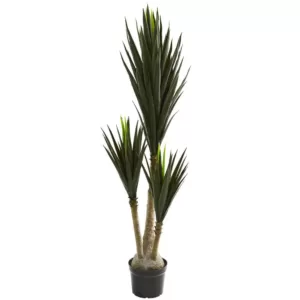 Nearly Natural Indoor 65 in. Yucca Artificial Plant