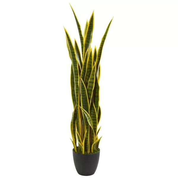 Nearly Natural Indoor 4 in. Sansevieria Artificial Plant