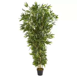 Nearly Natural 6 ft. Indoor/Outdoor Bamboo Artificial Tree