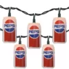 Northlight 10-Light Red and White Classic Pepsi Can Novelty Christmas Lights with 8.5 ft. White Wire