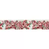 Northlight 2.5 in. x 16 yds. Red Berries on Branches Wired Craft Ivory Ribbon