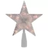 Northlight 7 in. Traditional 5-Point Star Christmas Tree Topper - Clear Lights