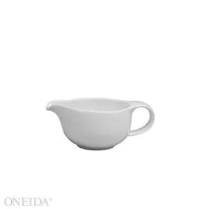 Oneida Cromwell 6.75 oz. White Porcelain Gravy Boats (Set of 36)