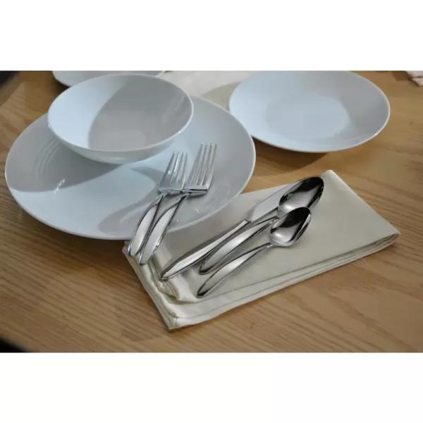 Oneida Glissade 18/0 Stainless Steel Table Forks, European Size (Set of 12)