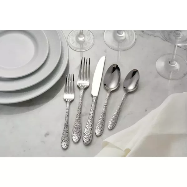 Oneida Ivy Flourish 18/10 Stainless Steel Tablespoon/Serving Spoons (Set of 12)