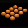 LUMABASE 1.25 in. D x 0.875 in. H x 1.25 in. W Orange Floating Blimp Lights (12-Count)