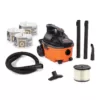 RIDGID 4 Gal. 5.0-Peak HP Portable Wet/Dry Shop Vacuum with Filter, Dust Bags, Hose and Accessories