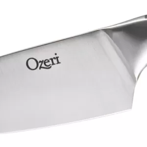 Ozeri 6-Piece Japanese Stainless Steel Knife Block Set with Rotating Knife Block and Tablet Holder