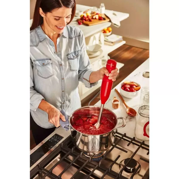 KitchenAid 100-Year Limited Edition Queen of Hearts 2-Speed Passion Red Immersion Blender