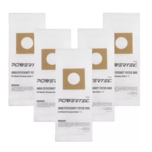 POWERTEC High Efficiency Filter Bag Replacement for Hoover Vacuum Style Y/Z 2 Ply Allergen Vacuum Filter Bag (10-Pack)