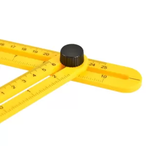 POWERTEC Universal Angle Template Tool 10 in. Optimized Plastic Angle-Izer Multi-Angle Ruler Easy One Hand Utility Ultra Precise