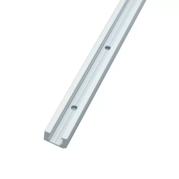 POWERTEC 18 in. Aluminum T-Track Heavy-Duty Specialized T Slot Track Mounting for 1/4 in.-20 Hex Bolt