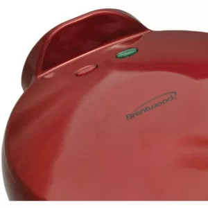 Brentwood Appliances 900 W RED 8" Nonstick Quesadilla Maker