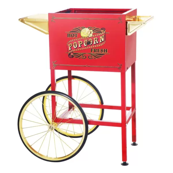 Great Northern 8 oz. Red Replacement Cart / Stand for Princeton Style Popcorn Machine