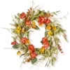 National Tree Company 22 in. Spring Flower Wreath
