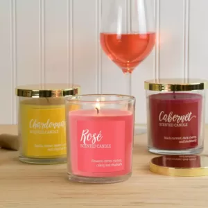 LUMABASE Scented Candles- Wine Collection (set of 3)