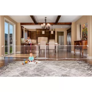Regalo 28" 4-in-1 Play Yard Configurable Metal Safety Gate