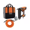 RIDGID 18-Gauge 2-1/8 in. Brad Nailer w/ CLEAN DRIVE Technology, Tool Bag, and Sample Nails w/ 1/4 in. 50 ft. Lay Flat Air Hose