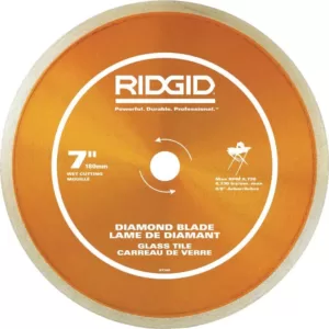 RIDGID 7 in. Glass Tile Blade