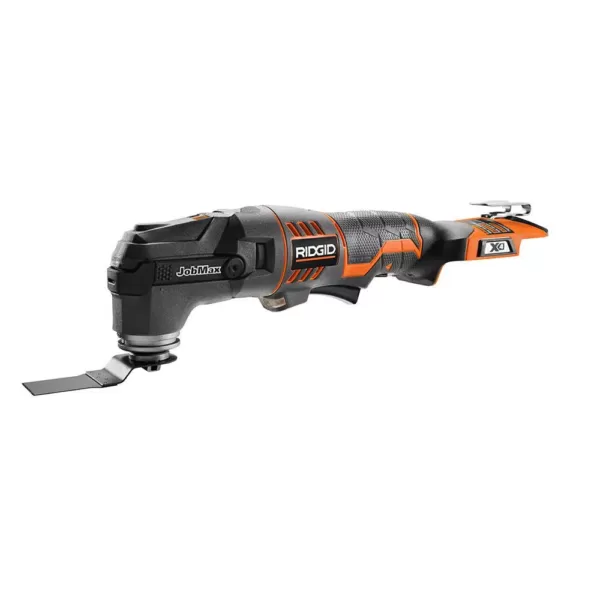 RIDGID 18-Volt Lithium-Ion Cordless Brushless Drywall Screwdriver with JobMax Multi-Tool, (2) 2.0 Ah Batteries, and Charger