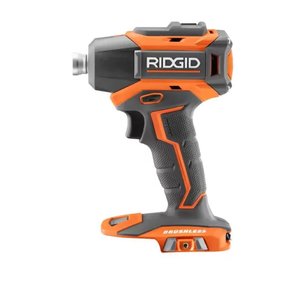 RIDGID 18-Volt Cordless 10-Piece Combo Kit with (1) 4.0 Ah Battery and (1) 2.0 Ah Battery, Charger, and Bag