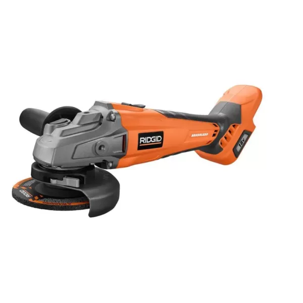 RIDGID 18-Volt Cordless 10-Piece Combo Kit with (1) 4.0 Ah Battery and (1) 2.0 Ah Battery, Charger, and Bag
