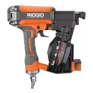 RIDGID 15-Degree 1-3/4 in. Coil Roofing Nailer with 1/4 in. 50 ft. Lay Flat Air Hose