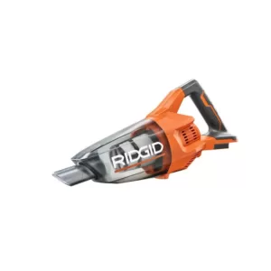 RIDGID 18-Volt Cordless Hand Vacuum (Tool Only) with Crevice Nozzle, Utility Nozzle and Extension Tube
