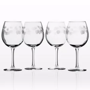 Rolf Glass Icy Pine 18 oz. Clear Balloon Wine (Set of 4)