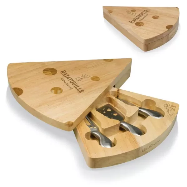 TOSCANA 10 in. Ratatouille Swiss Cheese Board and Tools Set