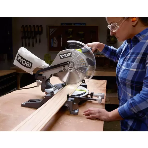 RYOBI 10 in. Compound Miter Saw with LED