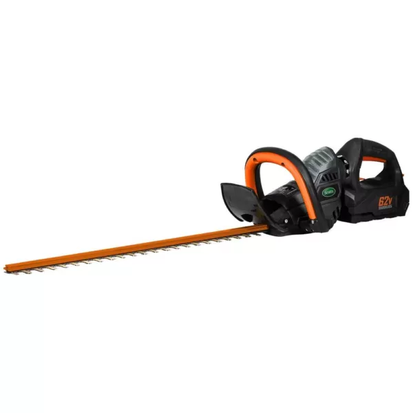 Scotts 24 in. 62-Volt Lithium-Ion Cordless Hedge Trimmer - 2.5 Ah Battery and Charger Included