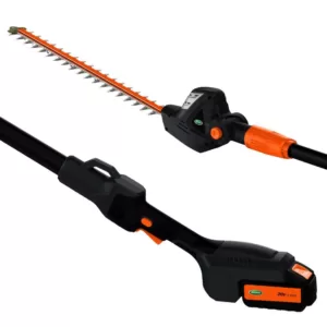 Scotts 20-Volt 22 in. Cordless Pole Hedge Trimmer, 2.0Ah Battery and Fast Charger Included