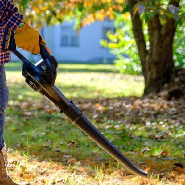 Scotts 20-Volt 130 MPH 98 CFM Cordless Leaf Blower, 2.0Ah Battery and Fast Charger Included