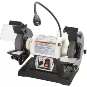 Shop Fox 6 in. Variable-Speed Grinder with Worklight