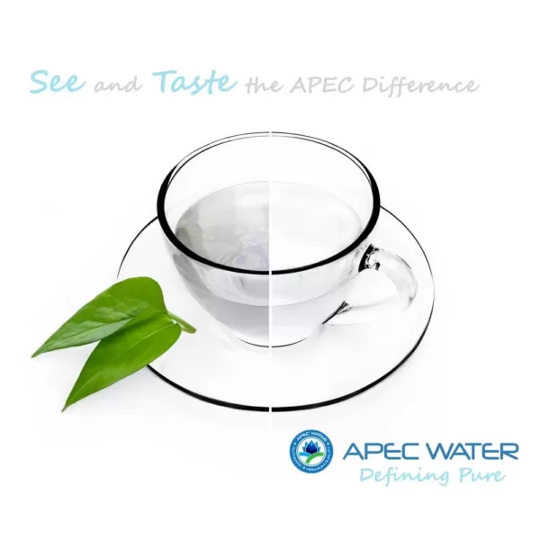 APEC Water Systems Ultimate Counter Top Reverse Osmosis Water Filtration System with Case 90 GPD 4-Stage Portable and Installation-Free