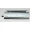 CASO VC 200 Black and Silver Food Vacuum Sealer with Fold-Out Cutter, Roll Box and Vacuum Bag Set
