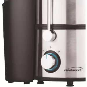 Brentwood Appliances 800 W 34 oz. Silver 2-Speed Electric Juice Extractor