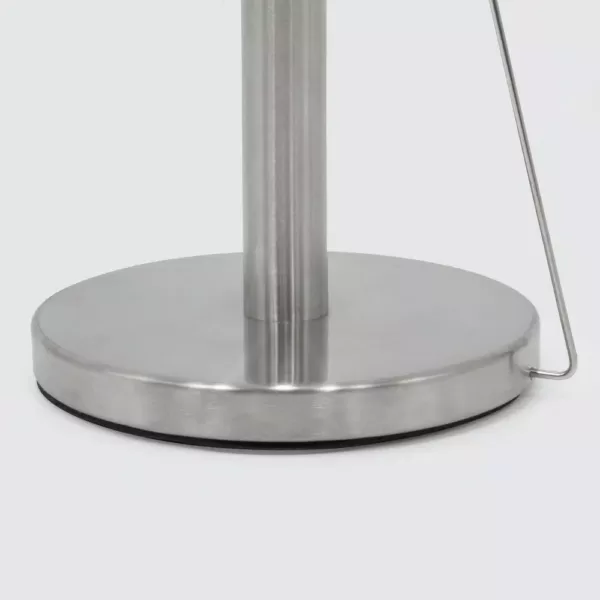 ExcelSteel Stainless Steel Paper Towel Holder with Stainless Steel Base