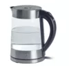 Nesco 7-Cup Silver Electric Kettle with Built-In Cord Storage