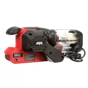 Skil 6 Amp Corded Electric 3 in. x 18 in. Belt Sander Kit with Pressure Control